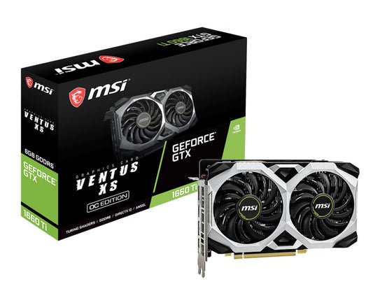 MSI GeForce GTX 1660Ti Ventus XS OC 6GB GDDR6 Used GPU