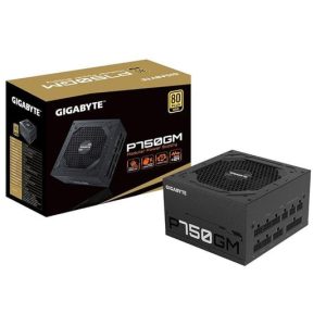 GIGABYTE P750GM 750 Watts 80 Plus GOLD Fully Modular Power Supply Used PSU